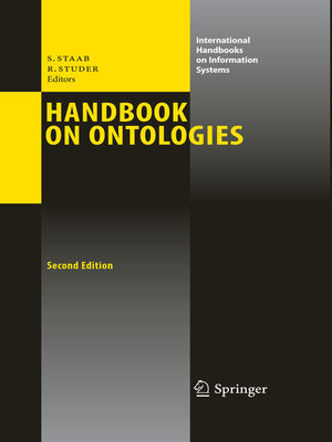cover image of Handbook on Ontologies